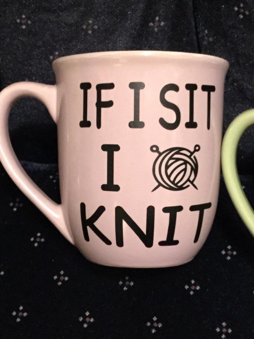 Knitting mug Kitchen Appliances on Carousell