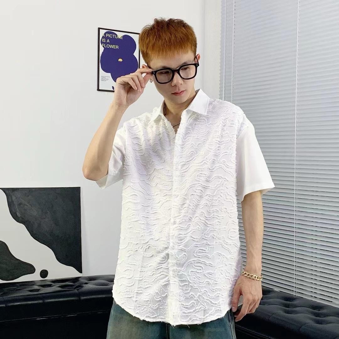Korean Fashion Shirt for Mens Oversized Cutting