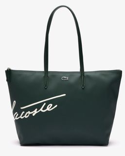 Lacoste signature print large bag