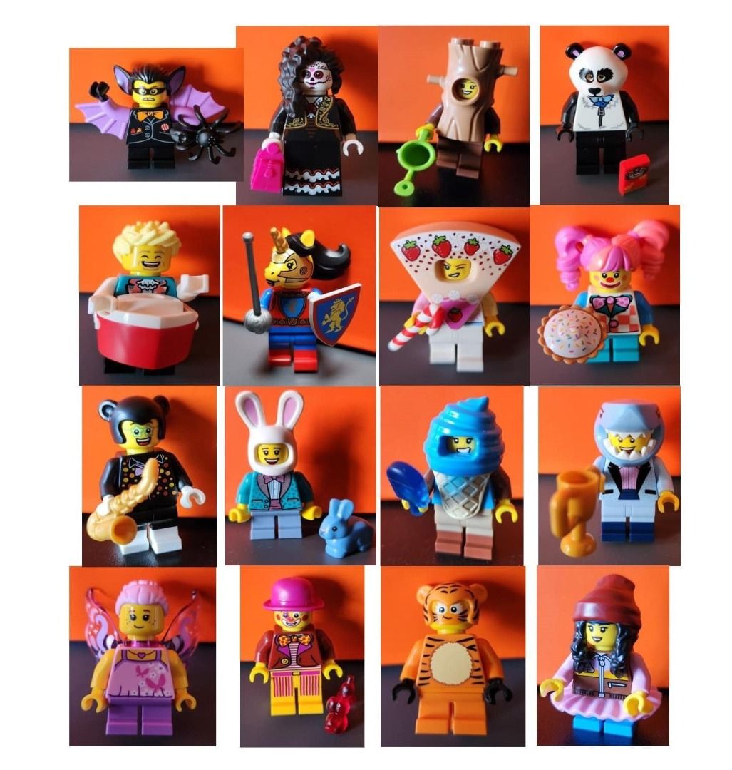 Lego Bam Series creator friends Tree Trunk Halloween La Catrina Bat Boy Panda Suit costume boat