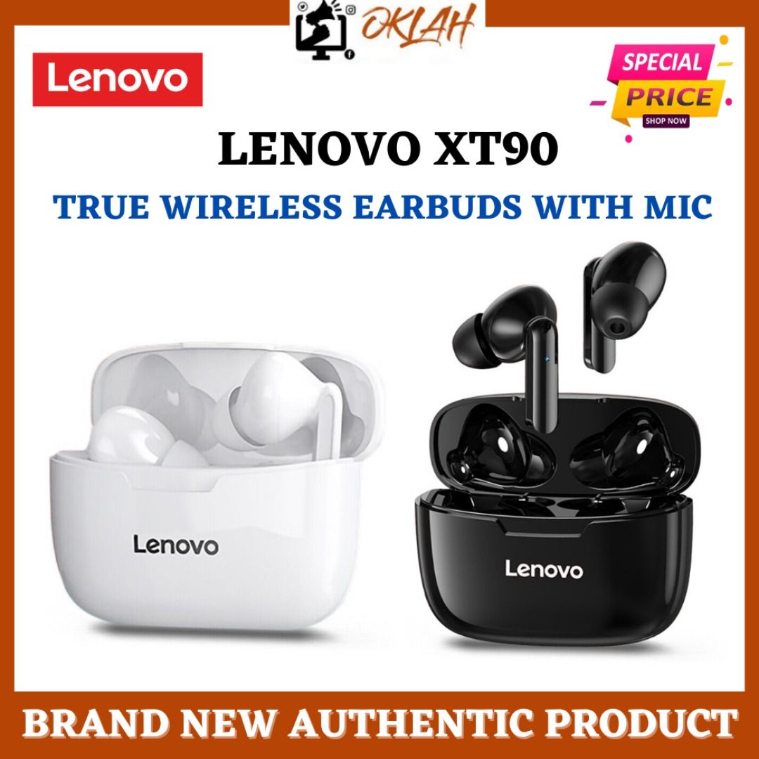 Lenovo XT90 Bluetooth True Wireless Earbuds With Mic Brand