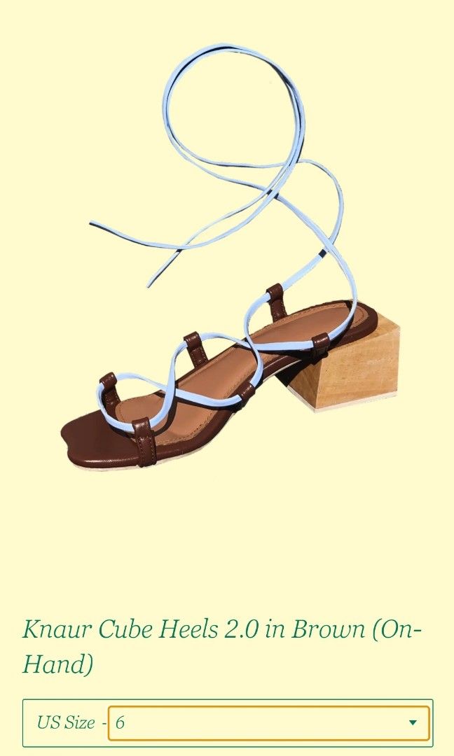 LF ISO Palengke Knaur Cube Heels (Category: Heels) located in Makati City. Submitted by blessblessbless (Listing ID 1291627428, Image 1). Description: - looking for brown knaur cube heels from palengke / plngke - pref size 6 or 7 - sold out on the website :(( - dm me if you have!!!.
