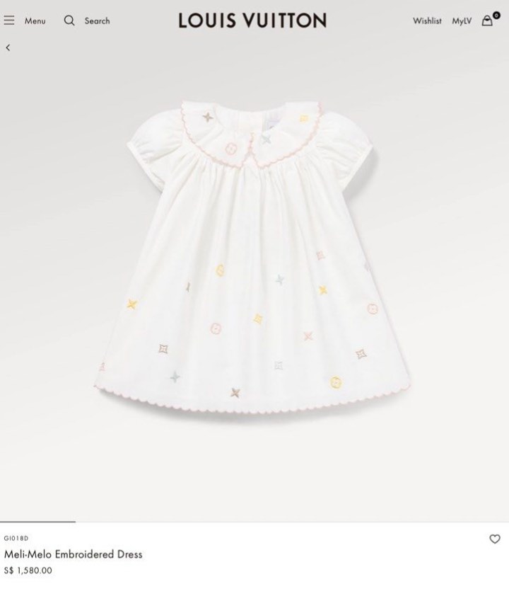 Louis vuitton baby girl dresses 2025