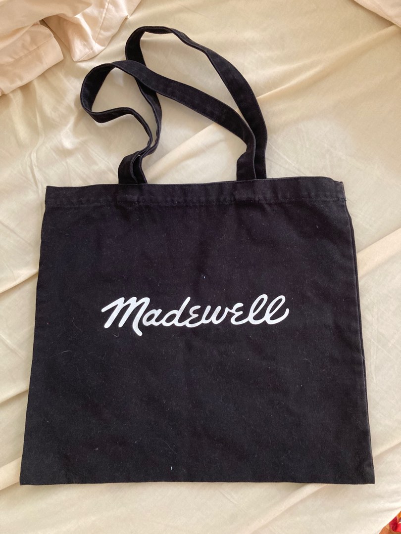 Madewell Bien Fait Canvas Tote Bag Women s Fashion Bags Wallets Tote Bags on Carousell