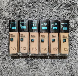 Maybelline Fit Me Matte and Poreless Foundation, Beauty & Personal Care ...