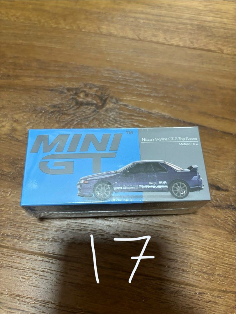 Top Secret R32 Blue Mini GT Nissan Skyline GT-R (R32) Top Secret Metallic Blue, Hobbies ...