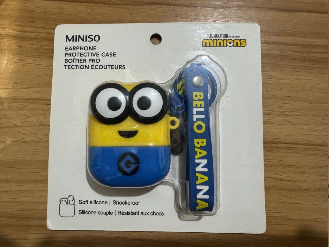 Minions iPhone AirPods（第一代）Earphone case, 手提電話, 電話及
