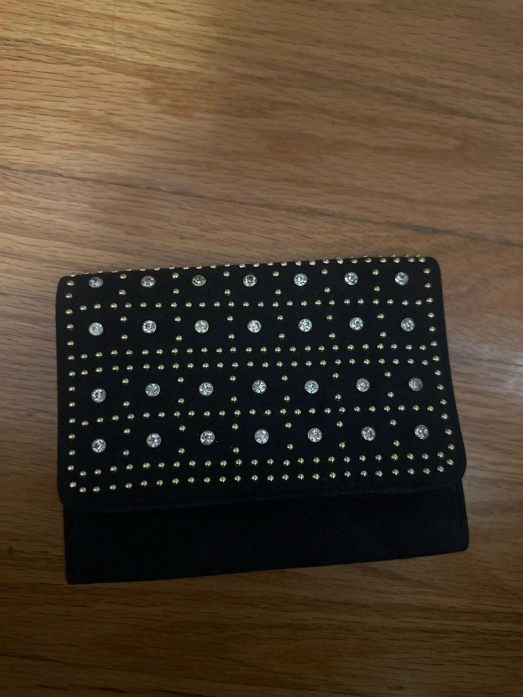 Miss KG by Kurt Geiger brand new clutch black Carousell