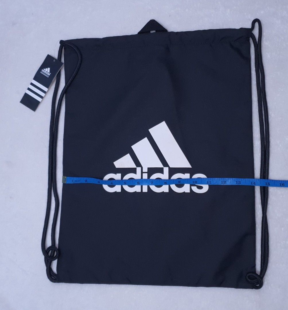 ADIDAS Black Drawstring Bag (Category: Backpacks) located in Baguio. Submitted by missyjhen81 (Listing ID 1291570538, Image 3). Description: SHOPPING GUIDELINES 📝📷Products and Photos and Information • All products are onhand. • All photos posted are actual photos of the items though color of the image and product may slightly differ due to lighting. *All used items should be expected not to be in absolutely flawless condition. 💳Payment Methods