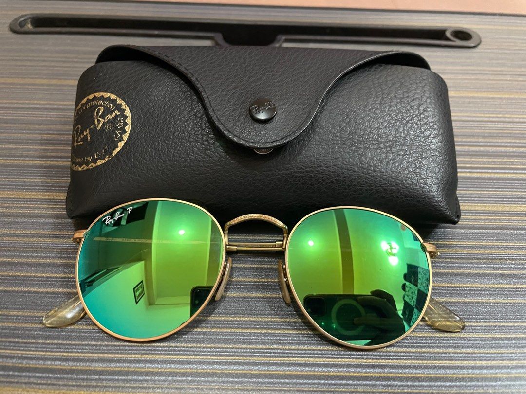 Original Preloved Rayban Polarized 50x21mm size (Category: Sunglasses & Eyewear) located in Paranaque City. Submitted by kjoyyy (Listing ID 1291646640, Image 1). Description: Original Preloved Rayban Round Metal Polarized 50x21mm size With original case Good condition Please check pics for details.