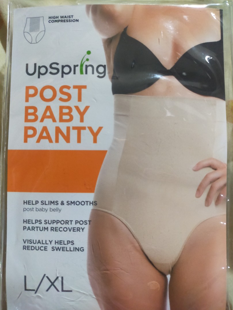 UpSpring POST BABY PANTY Postpartum Recovery Underwear BLACK SM