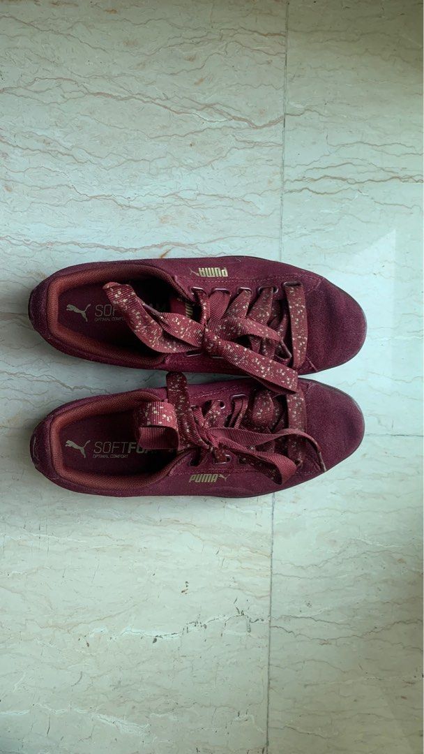 Puma vikky pomegranate clearance