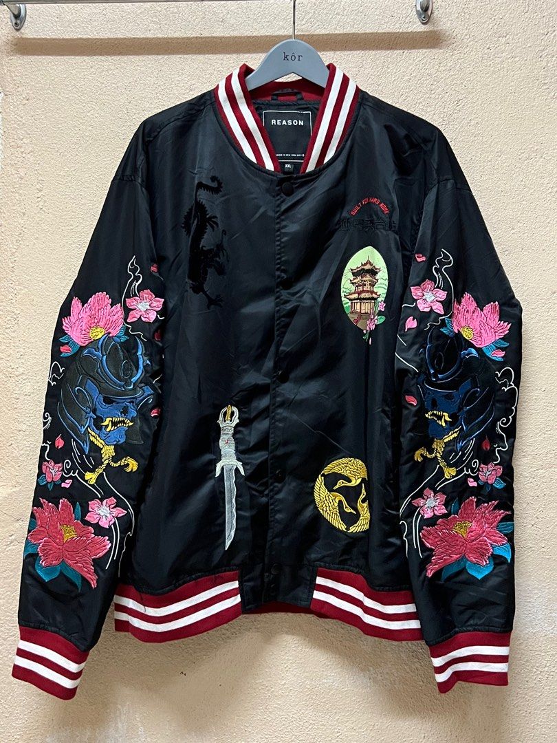 REASON KATANA BOMBER JACKET Men s Fashion Activewear on Carousell