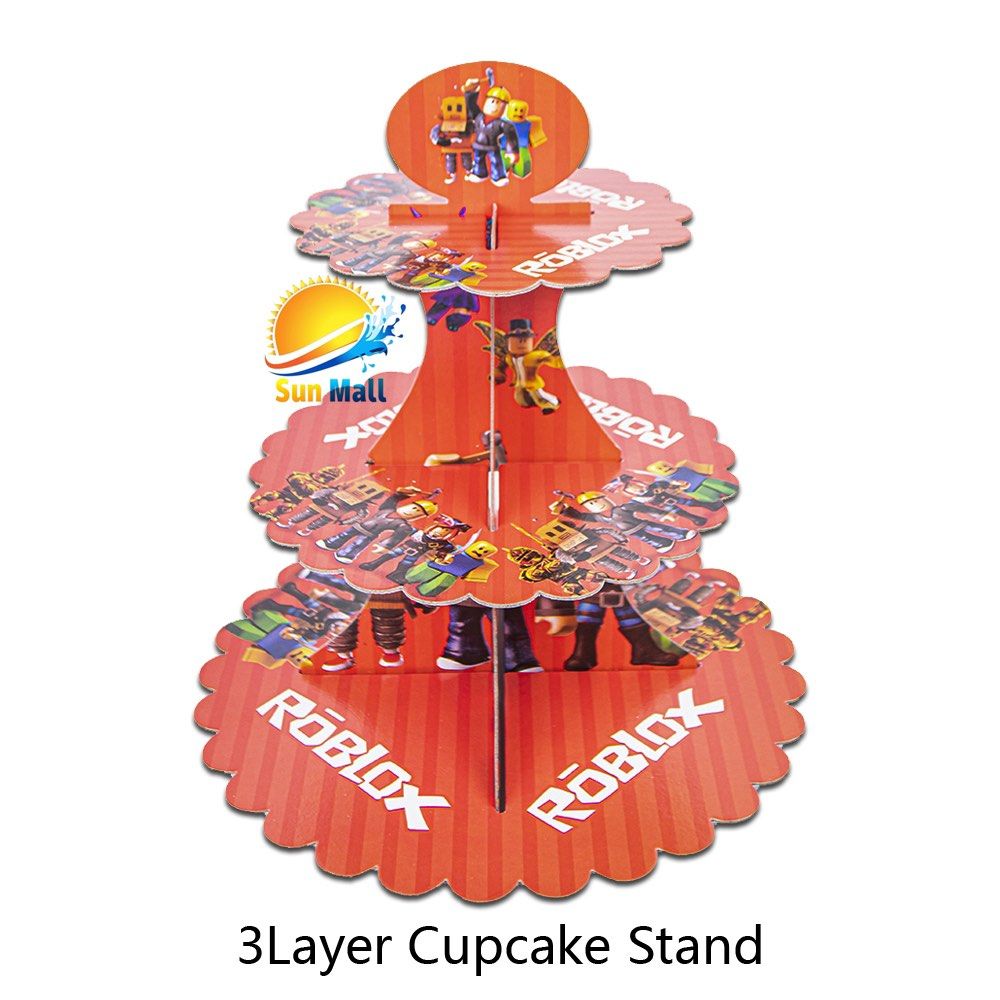 ROBLOX Cupcake Stand 3 Layer (Category: Other Kitchenware & Tableware) located in Manila. Submitted by zen_kassandra (Listing ID 1291713970, Image 1). Description: Cash on Delivery ✅ Ship Nationwide ✅ Shipping fee shoulder by customer .