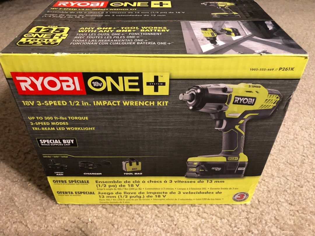 Ryobi p261k best sale