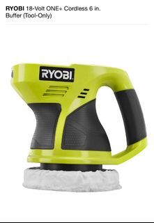 RYOBI P430G 18V Cordless 6 in. Buffer Polisher (Tool only-battery & charger sold separately), Buffer has 4000 maximum RPM providing a powerful performance, 1-speed design with side handle for extended reach, Brand new in box.