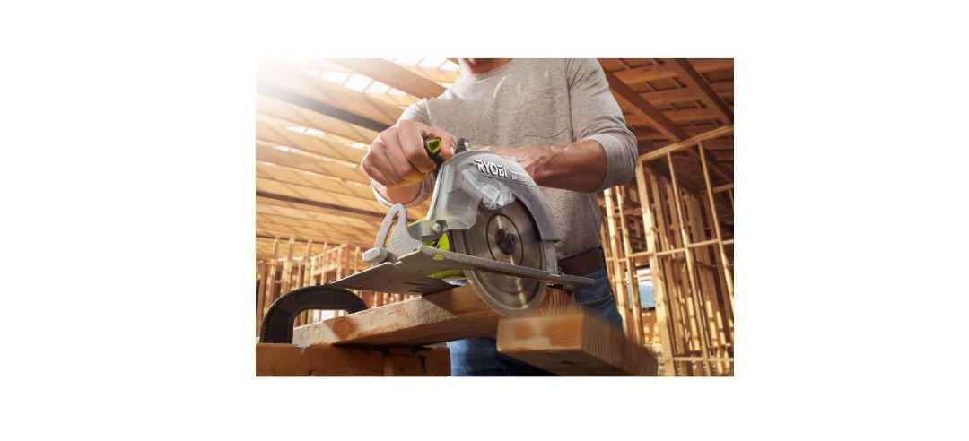 RYOBI P508 Cordless Brushless 7 1 4 in. Circular Saw Tool Only Battery and Charger sold