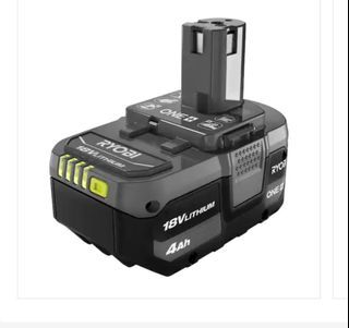 RYOBI PBP005 18V Lithium Ion 4.0ah Battery, compatible to all RYOBI 18v Power Tools, Up to 3X more runtime, High visibility LED fuel gauge clearly indicates remaining runtime, Brand New taken from kit.