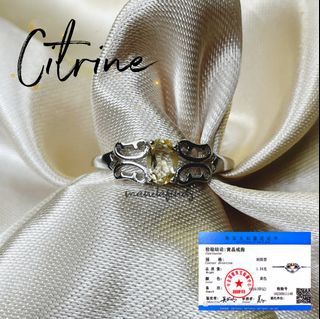 ❗SALE❗ Citrine vintage design s925 ring w/ certificate of authenticity