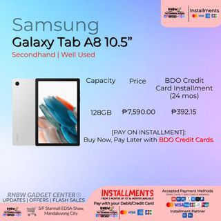 [NOT AVAILABLE] — Samsung Galaxy Tab A8 10.5” 2021 with Cellular Slot (128GB)