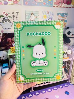 Sanrio Pochacco sticky memo pad/bookmark & stationery booklet