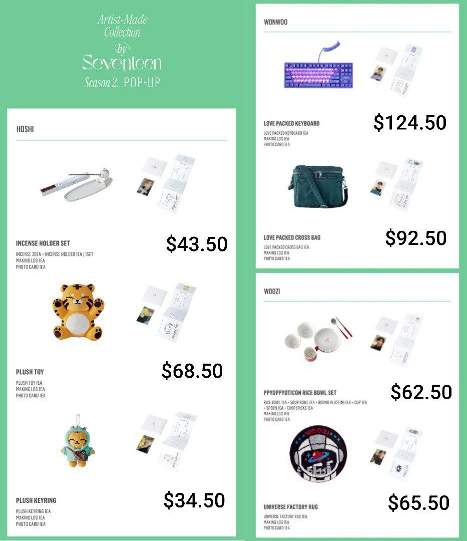 SG PO] SEVENTEEN ARTIST MADE COLLECTION SEASON 2 (ONLINE) HOSHI
