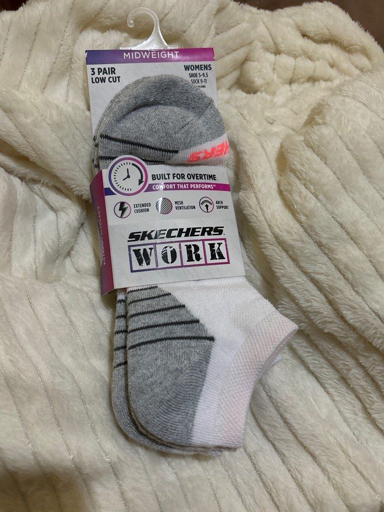 Skechers Work Socks Women s Fashion Watches Accessories Socks Tights on Carousell