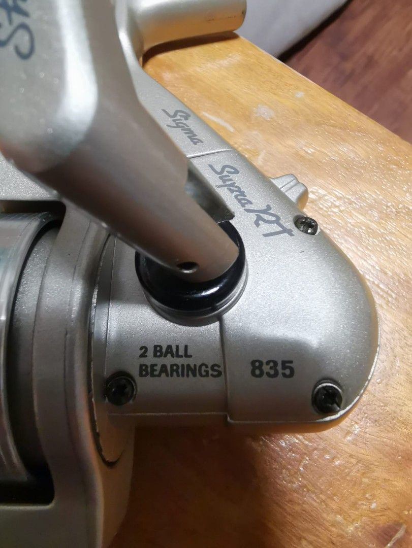 放長線釣大魚Spinning reel . Shakespeare Sigma 835X RT box set . 2 ball bearings,  運動產品, 釣魚- Carousell