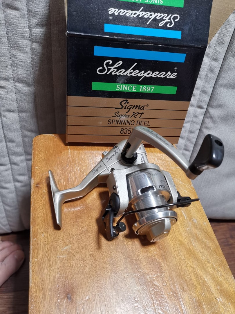 放長線釣大魚Spinning reel . Shakespeare Sigma 835X RT box set . 2 ball bearings,  運動產品, 釣魚- Carousell
