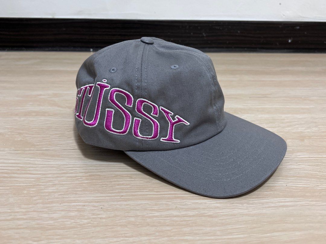 STUSSY ARC LOW PRO STRAPBACK CAP 鴨舌帽 灰色 帽子