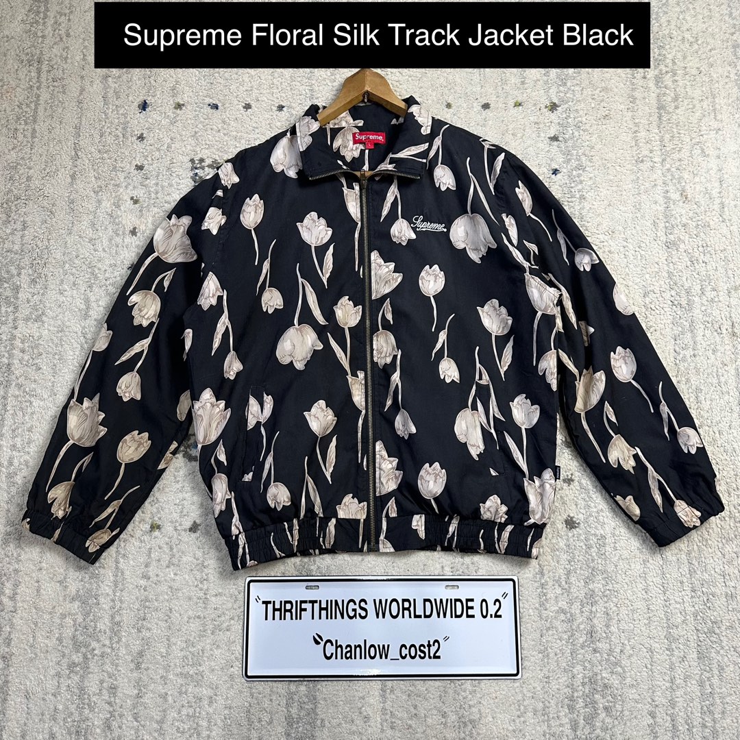 Floral silk track jacket 2025