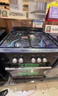 TEKNO GAS RANGE (GAS AND WITH ELECTRIC HOT PLATE)