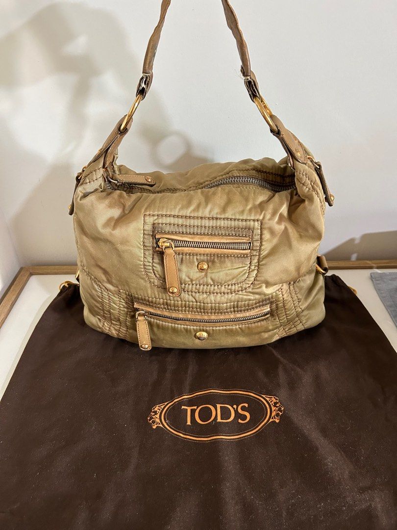 Tod s Pashmy Gold Bag