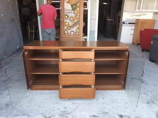 Tv stand with drawers / lateral cabinet Upto 65inch 59L x 18W x 29H inches In good condition