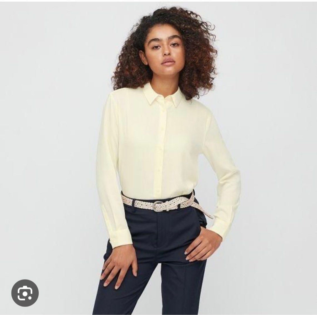 uniqlo women's rayon shirt