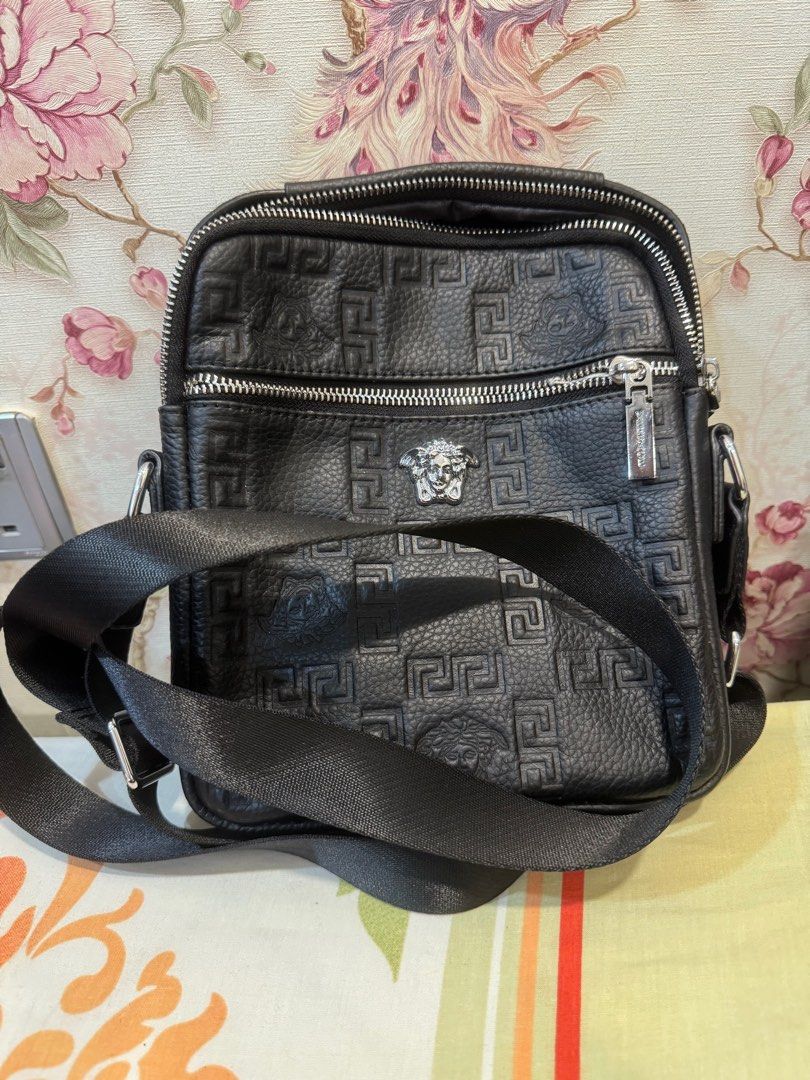 Versace Square Sling Bag Men s Fashion Bags Sling Bags on Carousell