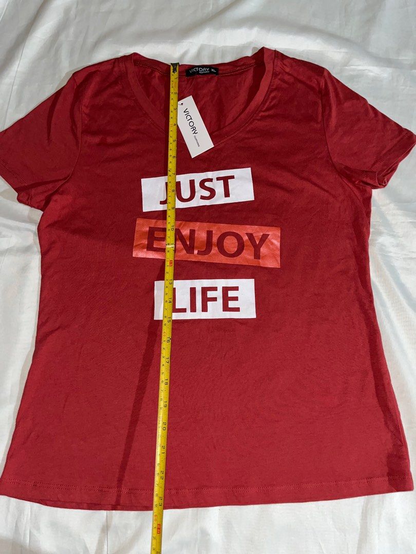 Victory V Neck Shirt, Size M-L (Category: Shirts) located in Quezon City. Submitted by MGcollection (Listing ID 1291595730, Image 3). Description: Size XL on tag but fits M-L.