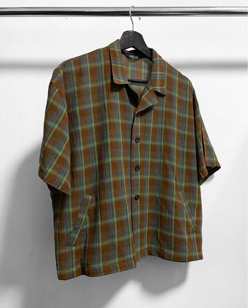 vintage camp collar shirt