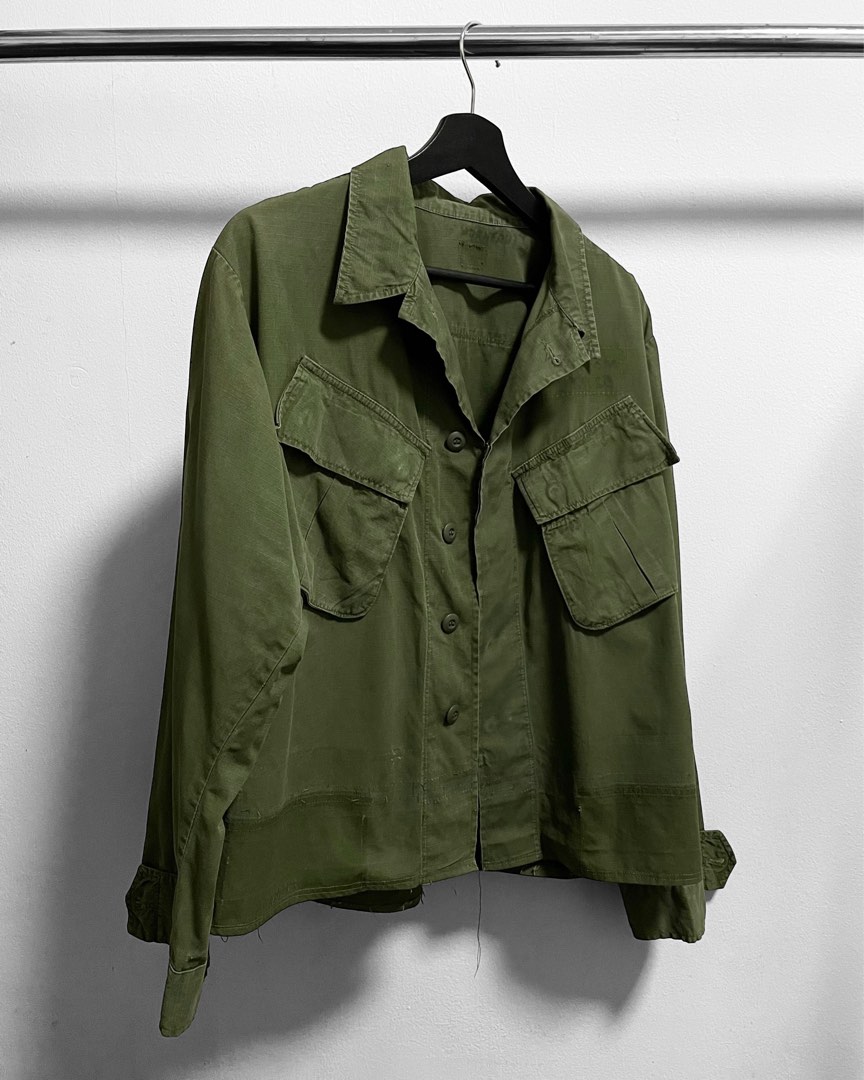 Distressed army hot sale fatigue jacket