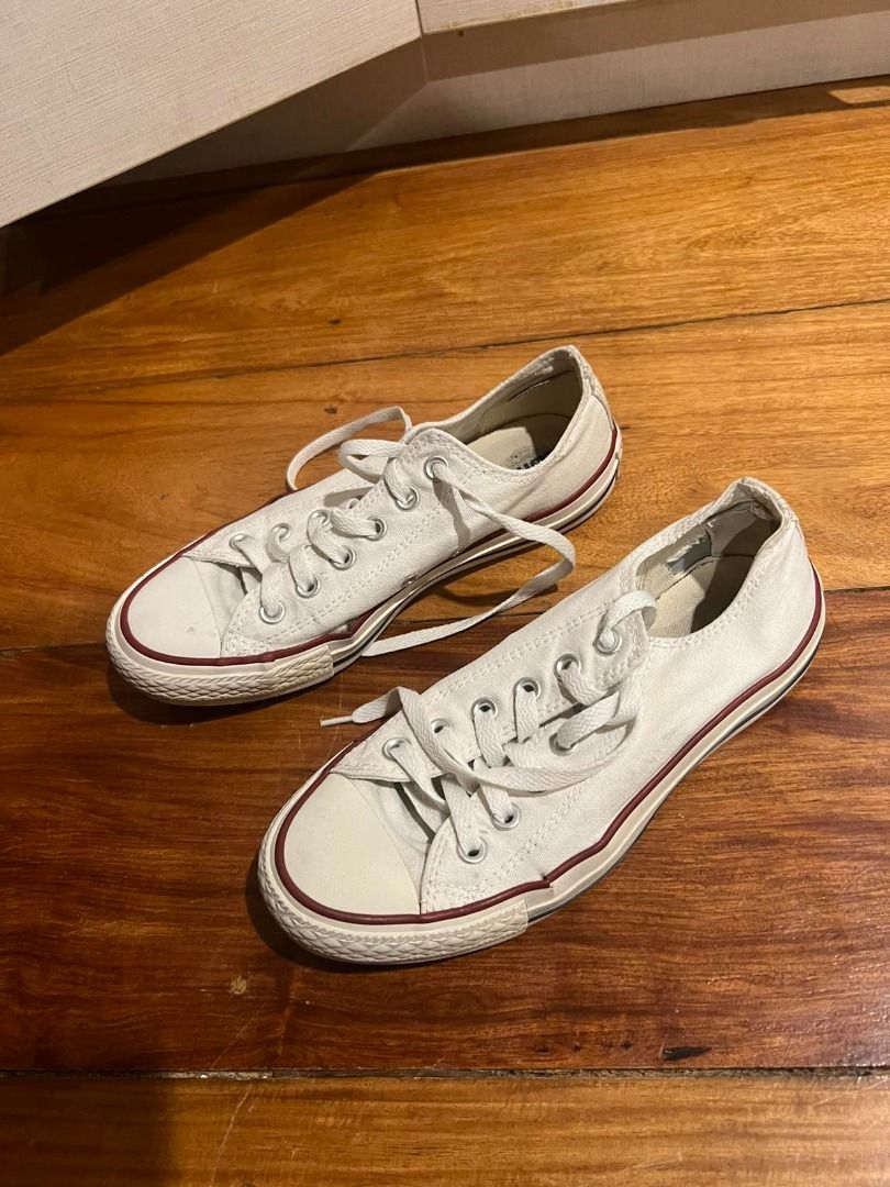 Ladies white converse size 7 clearance