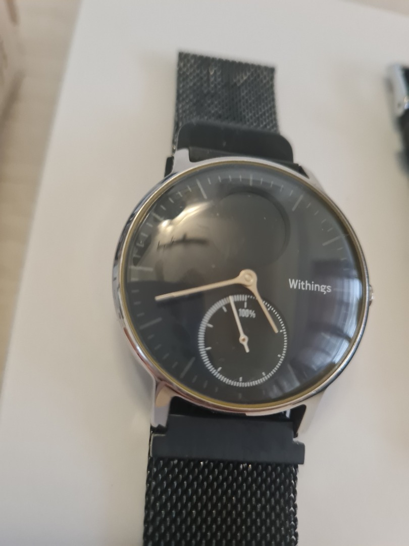 Withings cheap steel battery