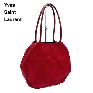 Yves Saint Laurent YSL Shoulder Bag Tote Bag Shoulder Bag Nylon Red