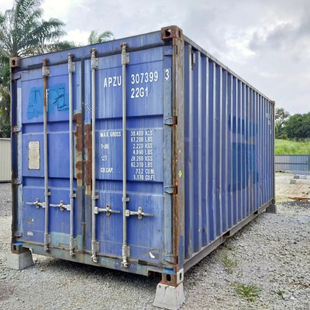 #0242 - Kontena/container 20ft GP (KOSONG), Furniture & Home Living ...