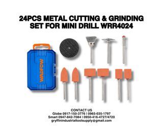 24pcs METAL CUTTING & GRINDING SET FOR MINI DRILL