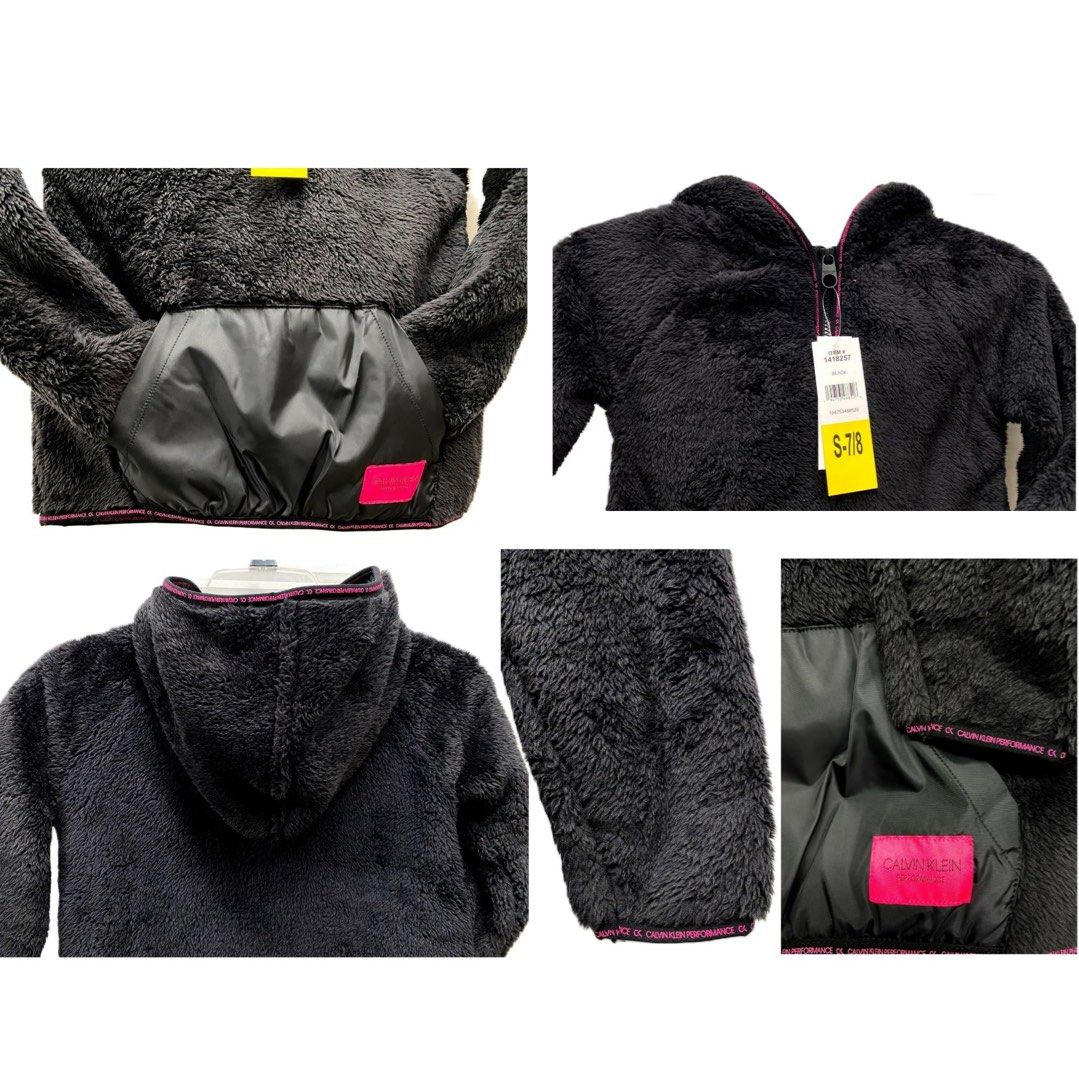 Calvin klein youth fleece lined pullover hoodie 2025