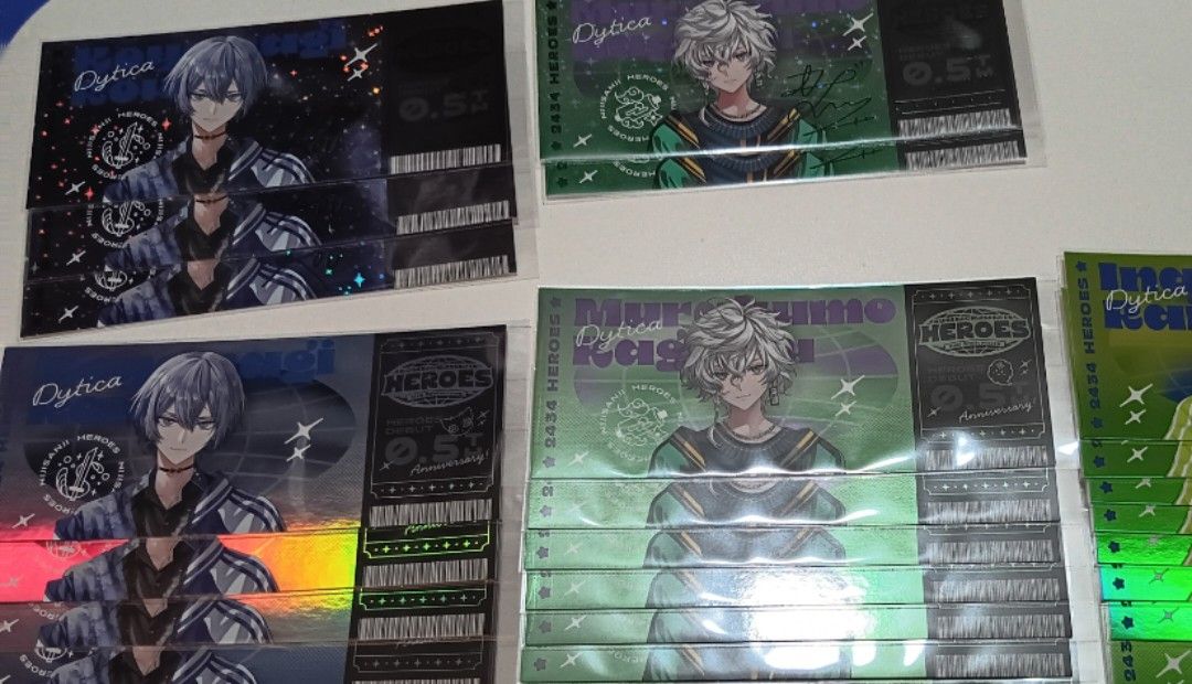 [全換星導ショウ]にじさんじ HEROES HALF Anniversary dytica 鐳射票卡 小柳ロウ 叢雲カゲツ 伊波ライ, 興趣及 ...