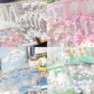 (Cheapest online full set $35@80 cards‼️) Full series Japanese Sanrio Hello Kitty🧸 double-layer card holder album cards protective sleeves Kuromi/cinnamonroll Cinnamoroll/melody/pc dog/kitty64194529259267110
