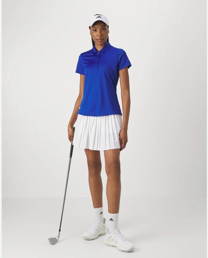 Adidas golf polo women s blue Olah Raga Baju Olahraga di Carousell