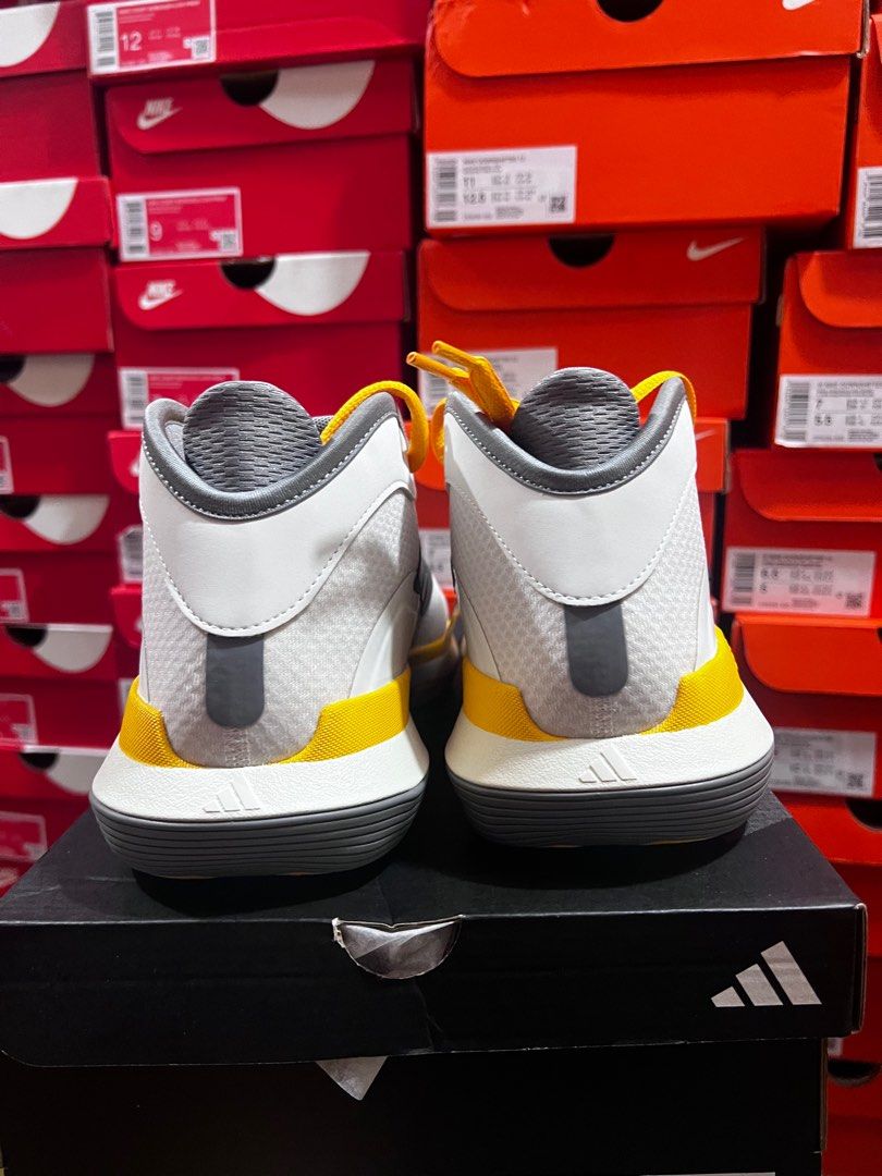 Adidas Mens Alphabounce Legends Basketball Shoes White Yellow Black Men s Fashion Footwear Sneakers on Carousell