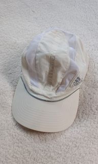 Adidas white running cap